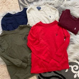 Set of Polo Long Sleeve Shirts Toddler Boy